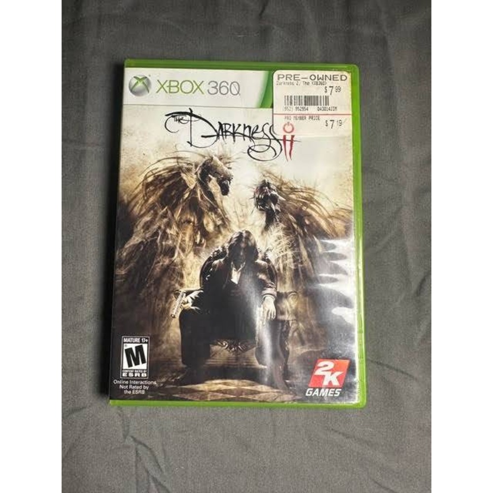 The Darkness II 2 Xbox 360 2K Games First Person Shooter FPS Complete CIB